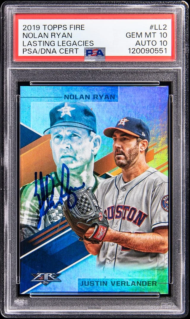 2019 Topps Nolan Ryan Fire Lasting Legacies #LL-2 card image