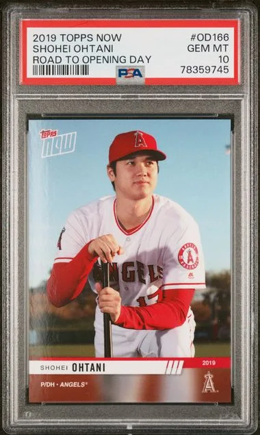 2019 Topps Now Shohei Ohtani Road To Opening Day #Od166 card image