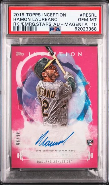 2019 Topps Ramon Laureano Inception Rookies & Emerging Stars Autographs #RESRL card image