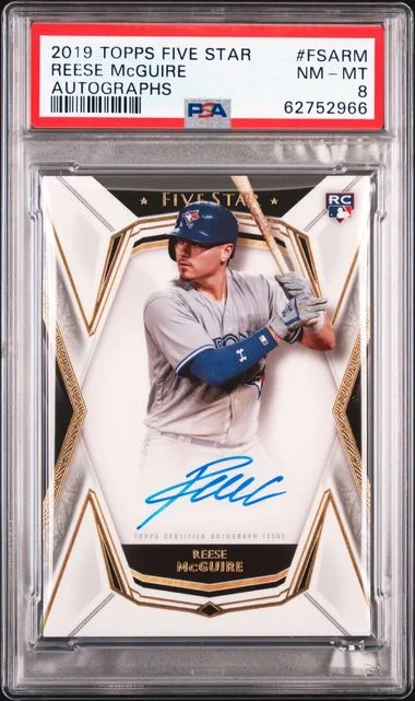 2019 Topps Reese Mcguire Five Star Autographs #FSARM card image