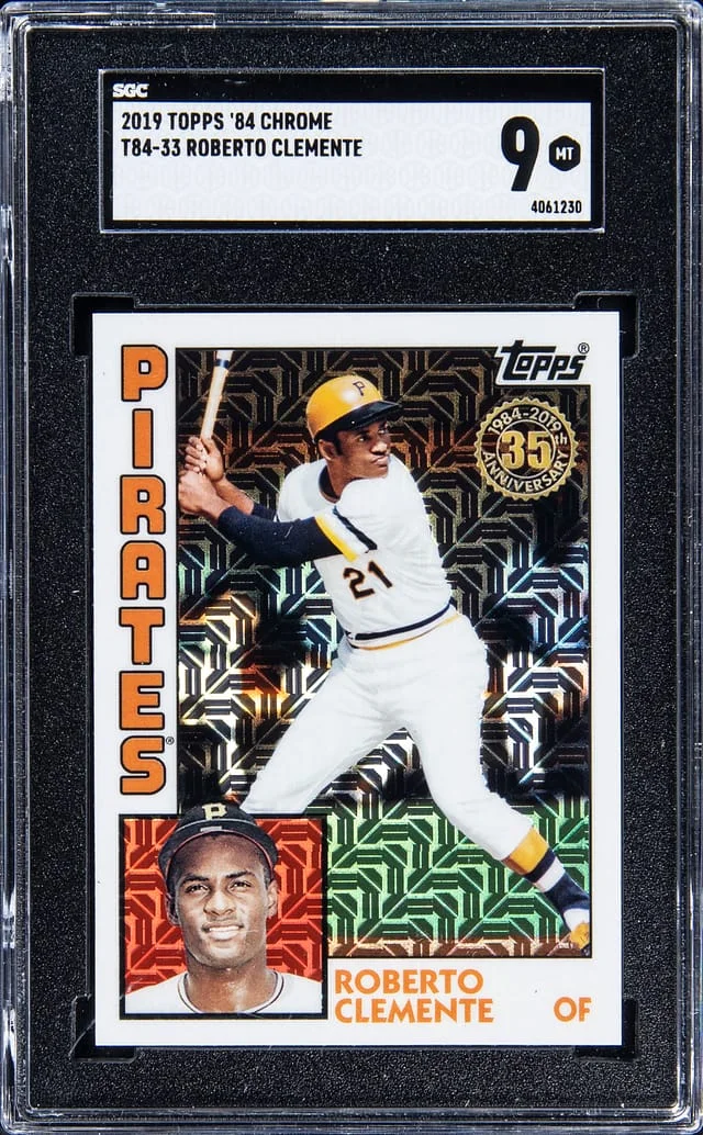 2019 Topps Roberto Clemente 1984 Chrome #T84-33 card image