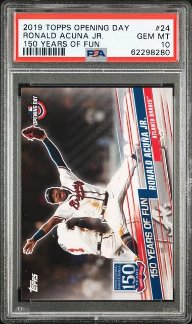 2019 Topps Ronald Acuna Jr. Opening Day 150 Years Of Fun #24 card image
