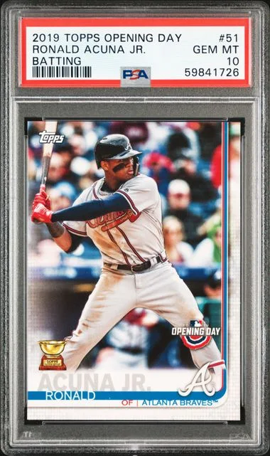 2019 Topps Ronald Acuna Jr. Opening Day #51 card image