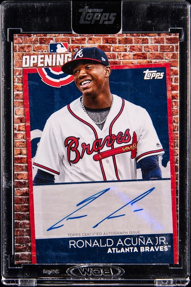2019 Topps Ronald Acuna Jr. Opening Day Autograph #ODA-RA card image