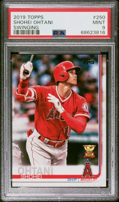 2019 Topps Series 1 Shohei Ohtani Swinging #250 card image