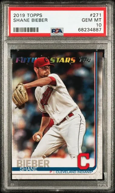 2019 Topps Shane Bieber #271 card image