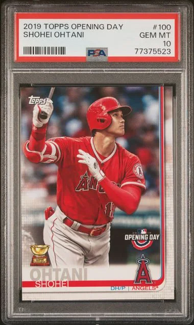 2019 Topps Shohei Ohtani Opening Day #100 card image