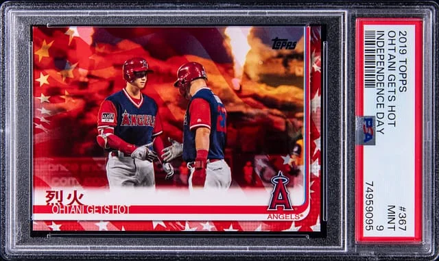 2019 Topps Shohei Ohtani Independence Day #367 card image