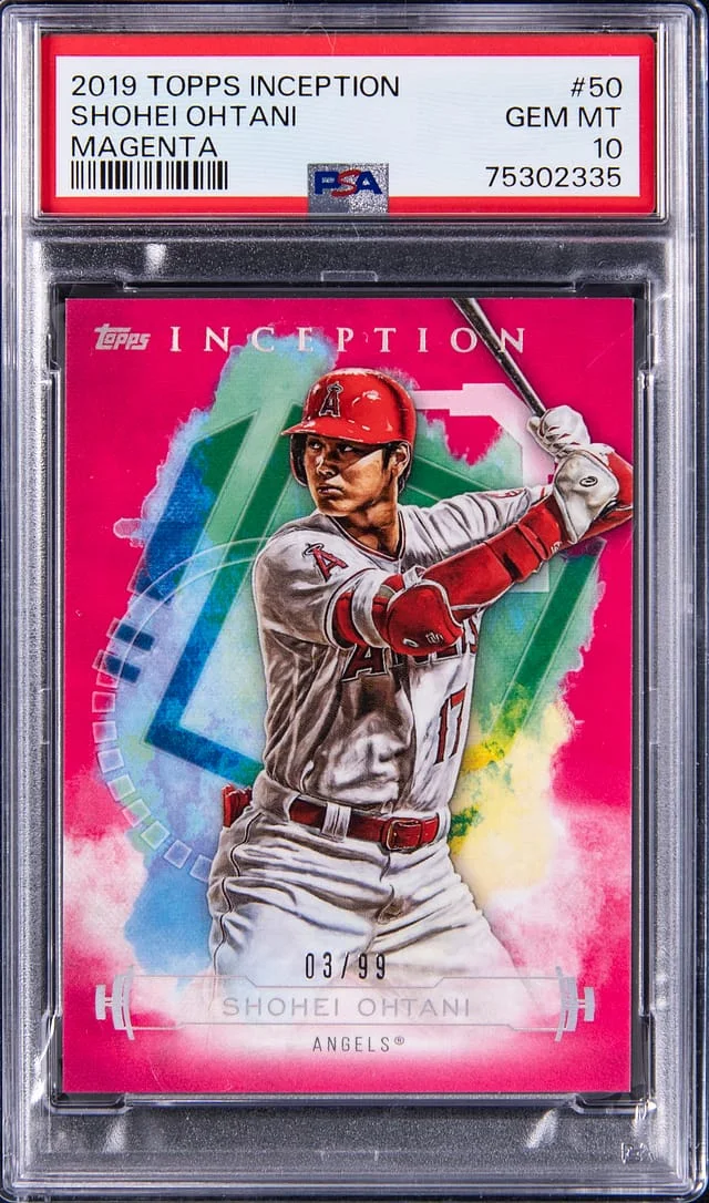 2019 Topps Shohei Ohtani Inception Magneta #50 card image