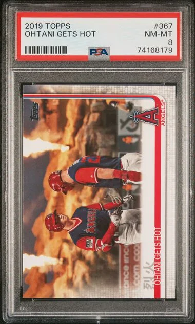 2019 Topps (Shohei) Ohtani Gets Hot #367 card image