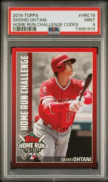 2019 Topps Shohei Ohtani Home Run Challenge Codes #HRC-18 card image