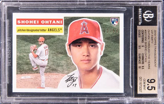2019 Topps Shohei Ohtani Transcendent VIP Party #SO-1956 card image