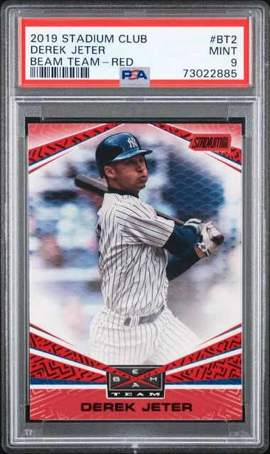 2019 Topps Stadium Club Derek Jeter Beam Team Red #BT-2 card image