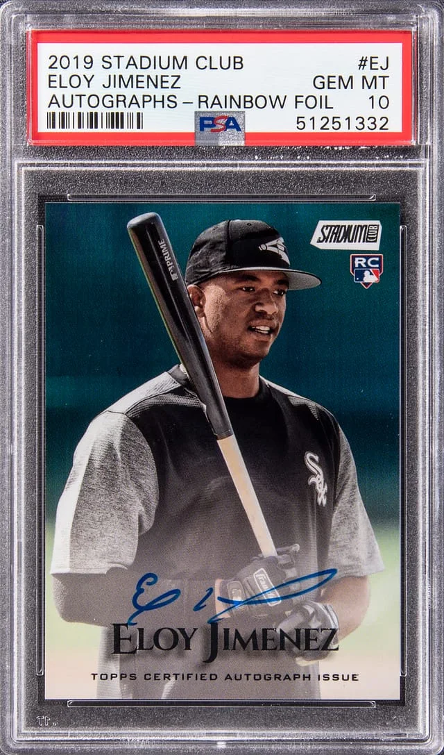 2019 Topps Stadium Club Eloy Jimenez Autograph #SCA-EJ card image