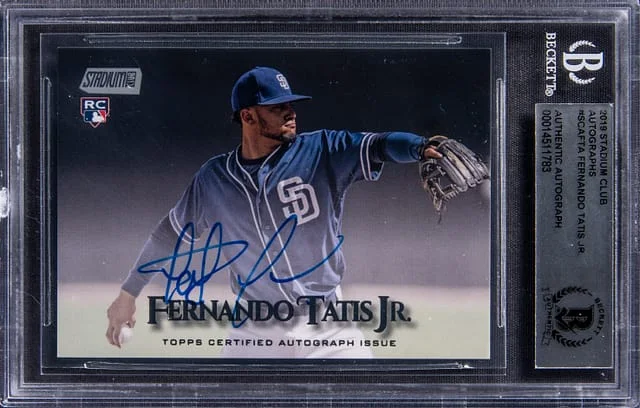 2019 Topps Stadium Club Fernando Tatis Jr. Autograph #SCA-FTA card image
