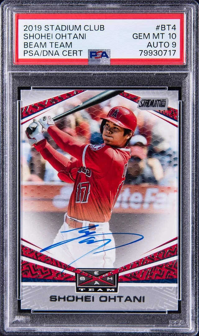2019 Topps Stadium Club Shohei Ohtani Beam Team #BT4 card image