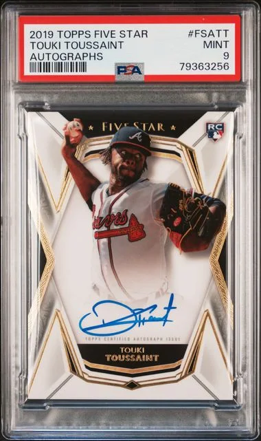 2019 Topps Touki Toussaint Five Star Autographs #FSATT card image