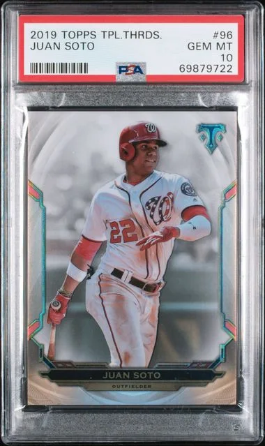 2019 Topps Triple Threads Juan Soto #96 card image