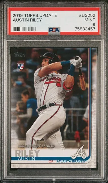 2019 Topps Update Austin Riley #Us252 card image