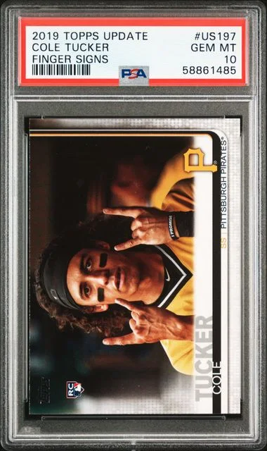 2019 Topps Update Cole Tucker #US197 card image