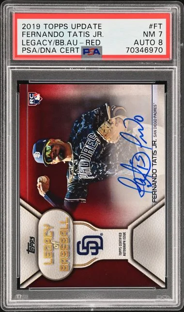 2019 Topps Update Fernando Tatis Jr. 1984 Topps Baseball Autographs #FT card image