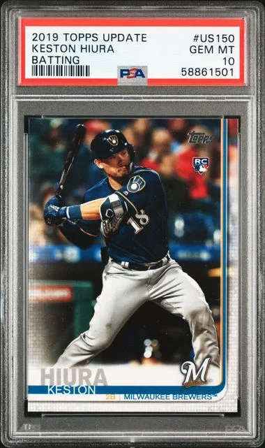 2019 Topps Update Keston Hiura #US150 card image