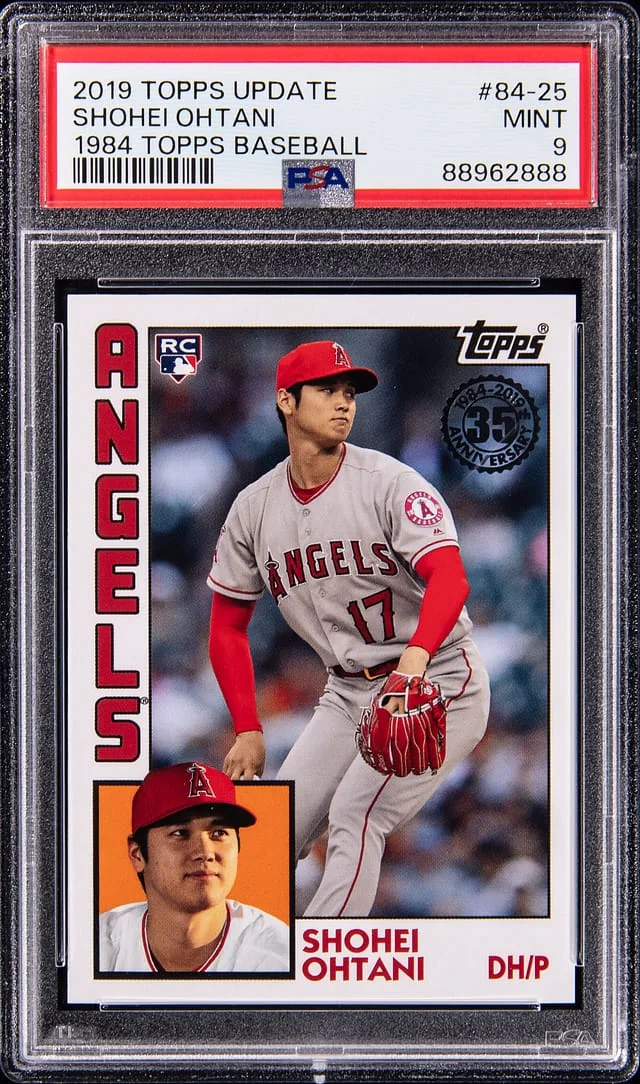 2019 Topps Update Shohei Ohtani 1984 Topps Baseball #84-25 card image
