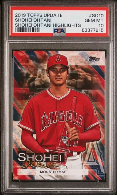 2019 Topps Update Shohei Ohtani Highlights #SO10 card image