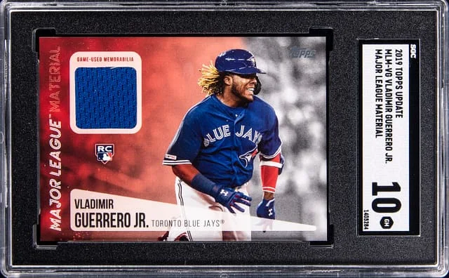 2019 Topps Update Vladimir Guerrero Jr. Major League Material #MLM-VG card image