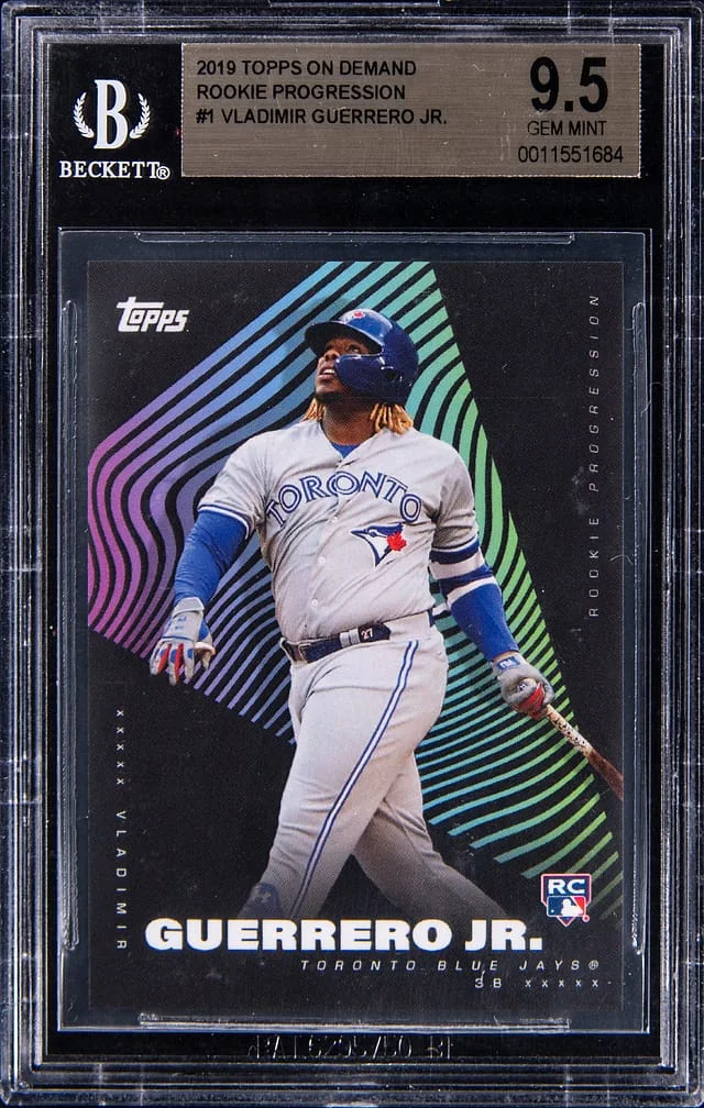 2019 Topps Vladimir Guerrero Jr. On Demand Progression #1 card image