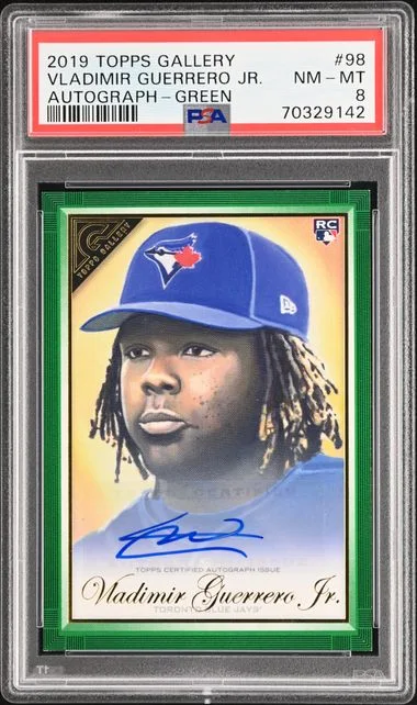 2019 Topps Vladimir Guerrero Jr. Gallery Autographs Red #98 card image