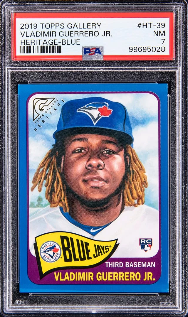 2019 Topps Vladimir Guerrero Jr. Gallery Heritage-Blue #HT-39 card image