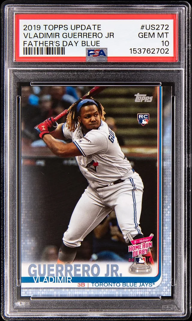 2019 Topps Vladimir Guerrero Jr. Father's Day Blue #US272 card image