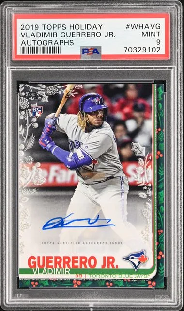2019 Topps Vladimir Guerrero Jr. Holiday Autographs #WHAVG card image