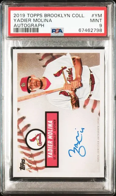 2019 Topps Yadier Molina Brooklyn Collection Autographs #BCA-YM card image