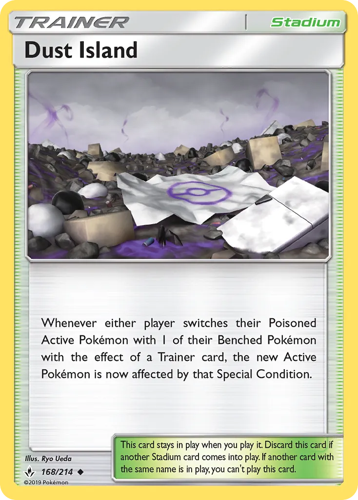 2019 Unbroken Bonds Dust Island #168/214 Uncommon card image