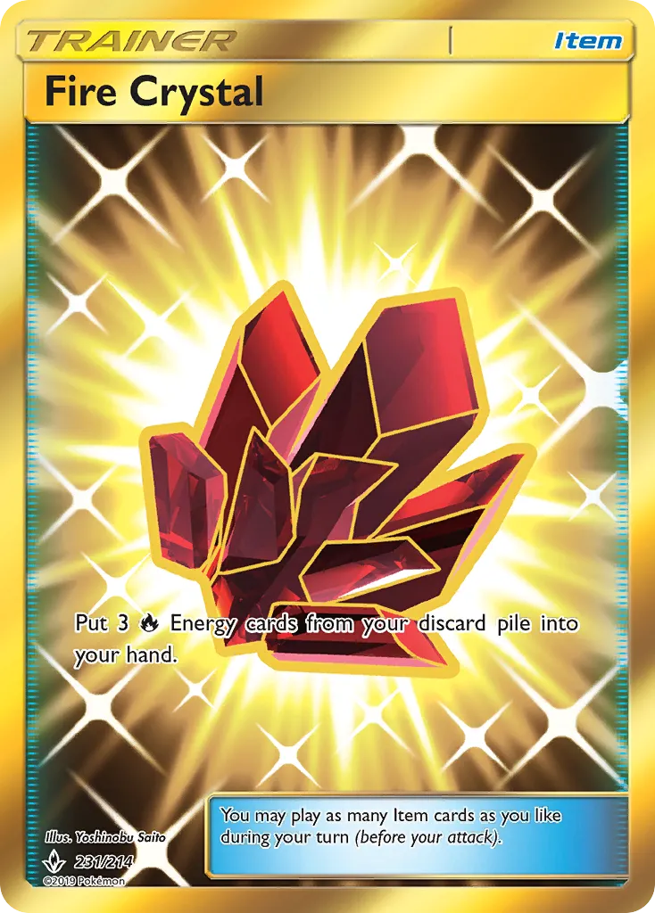 2019 Unbroken Bonds Fire Crystal Uncommon #173/214 Uncommon card image