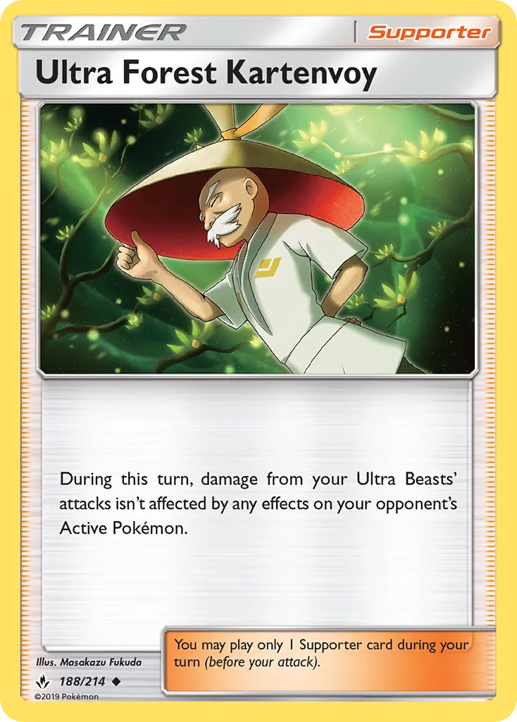 2019 Unbroken Bonds Ultra Forest Kartenvoy #188/214 Uncommon card image