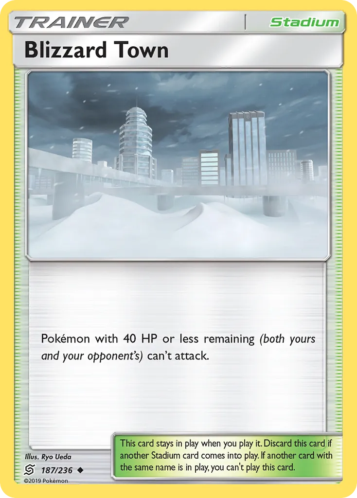 2019 Unified Minds Blizzard Town #187/236 Uncommon card image
