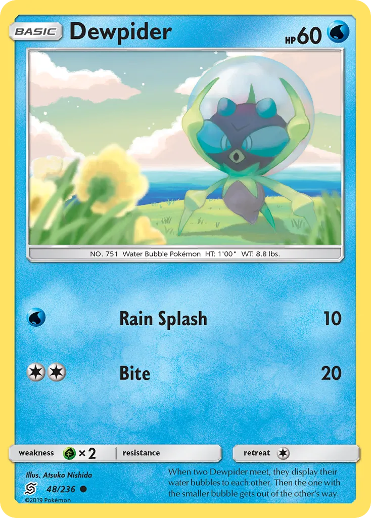 2019 Unified Minds Dewpider Common #048/236 Common card image
