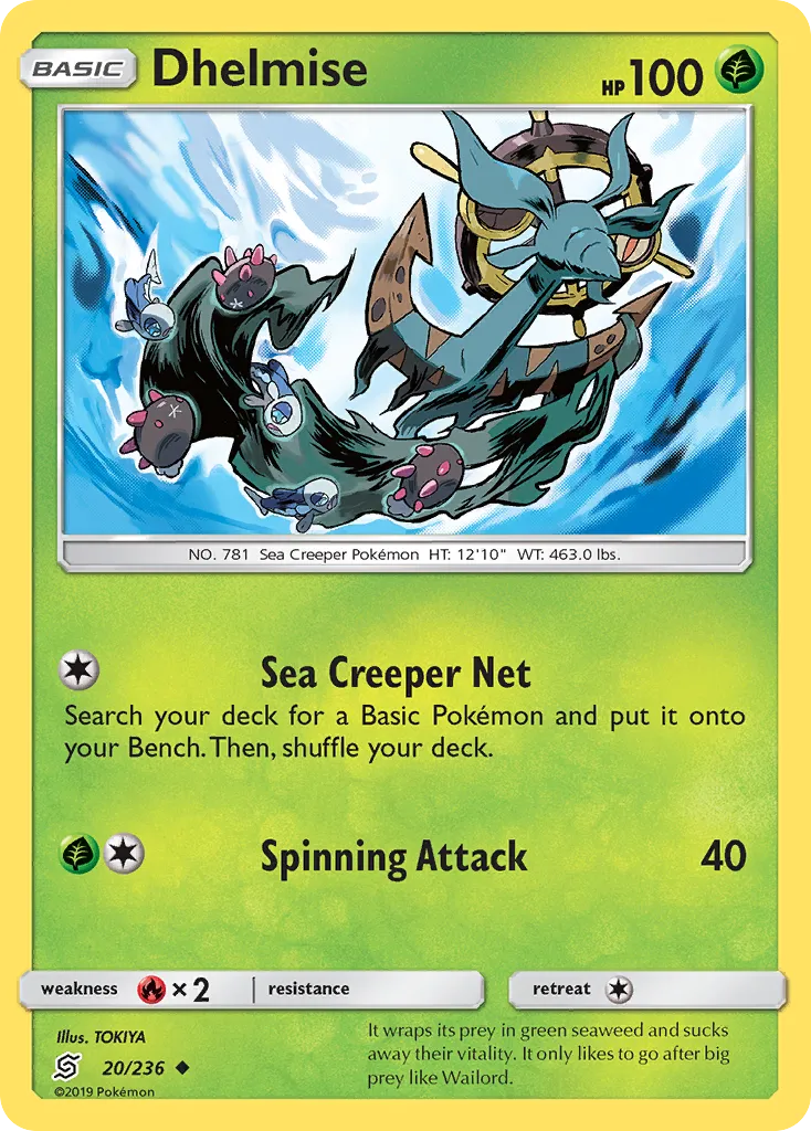 2019 Unified Minds Dhelmise Uncommon #020/236 Uncommon card image