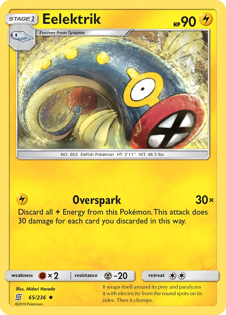 2019 Unified Minds Eelektrik #065/236 Uncommon card image