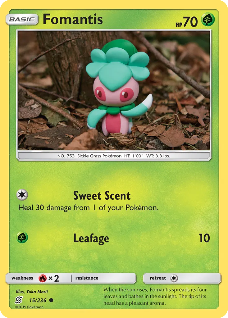 2019 Unified Minds Fomantis Common #015/236 Common card image