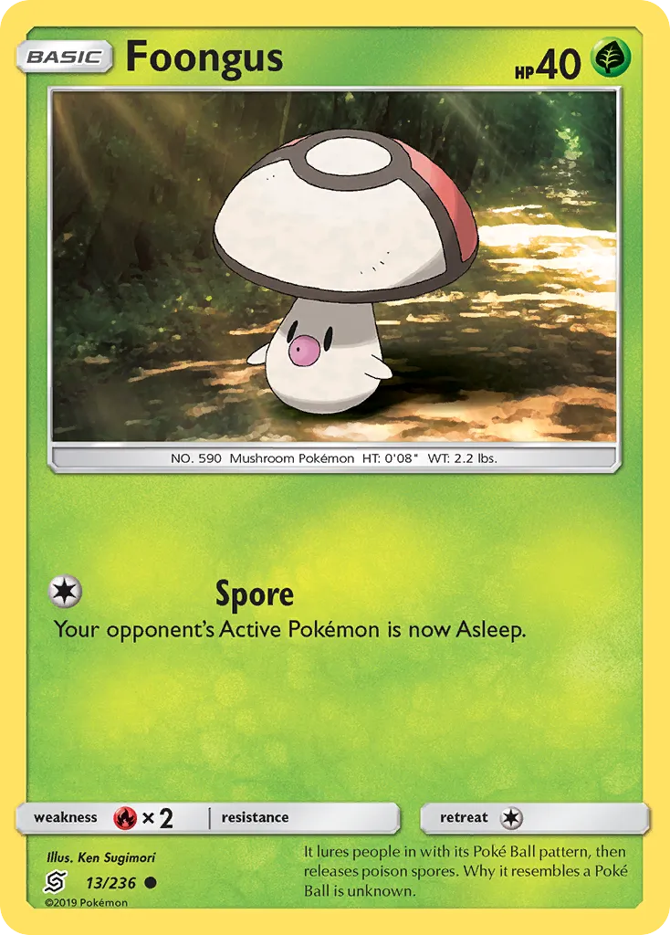 2019 Unified Minds Foongus Common #013/236 Common card image
