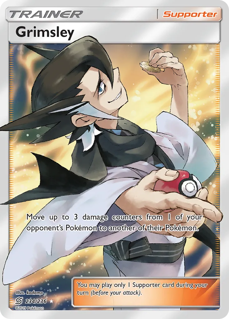 2019 Unified Minds Grimsley #234/236 Rare Ultra card image