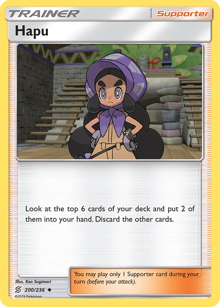 2019 Unified Minds Hapu Uncommon #200/236 Uncommon card image