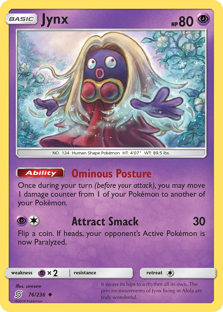 2019 Unified Minds Jynx Uncommon #076/236 Uncommon card image