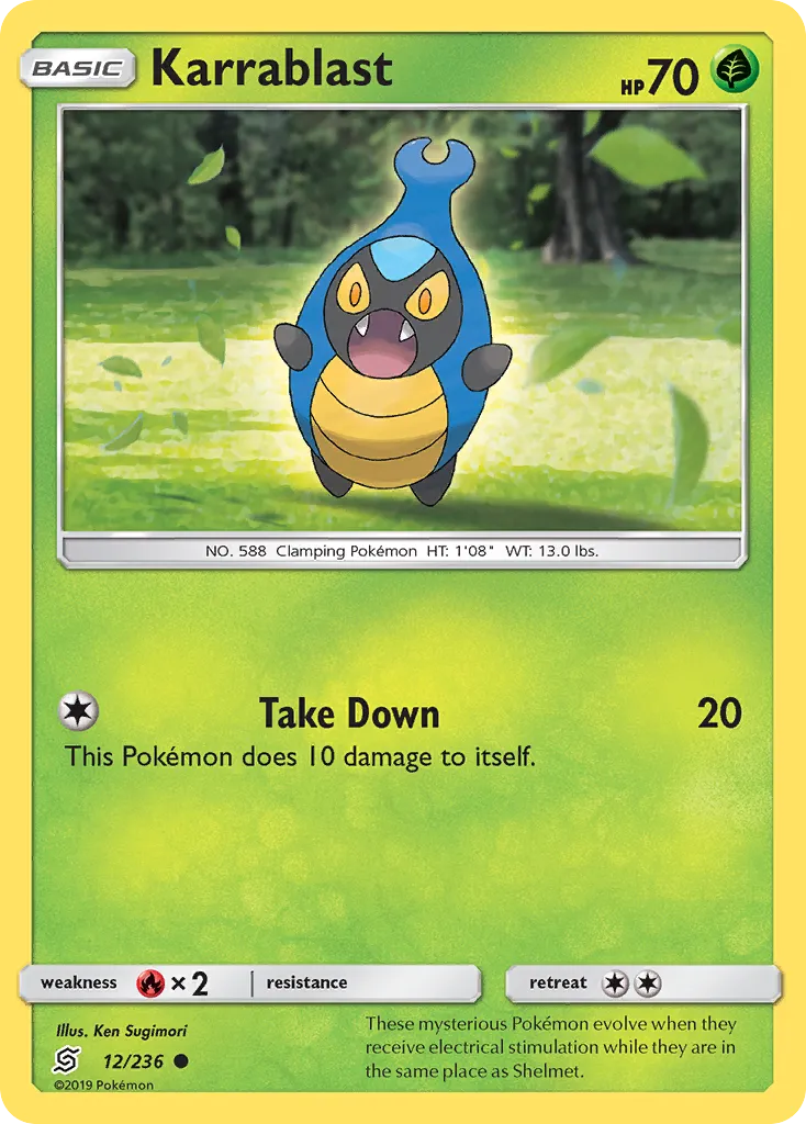 2019 Unified Minds Karrablast Common #012/236 Common card image