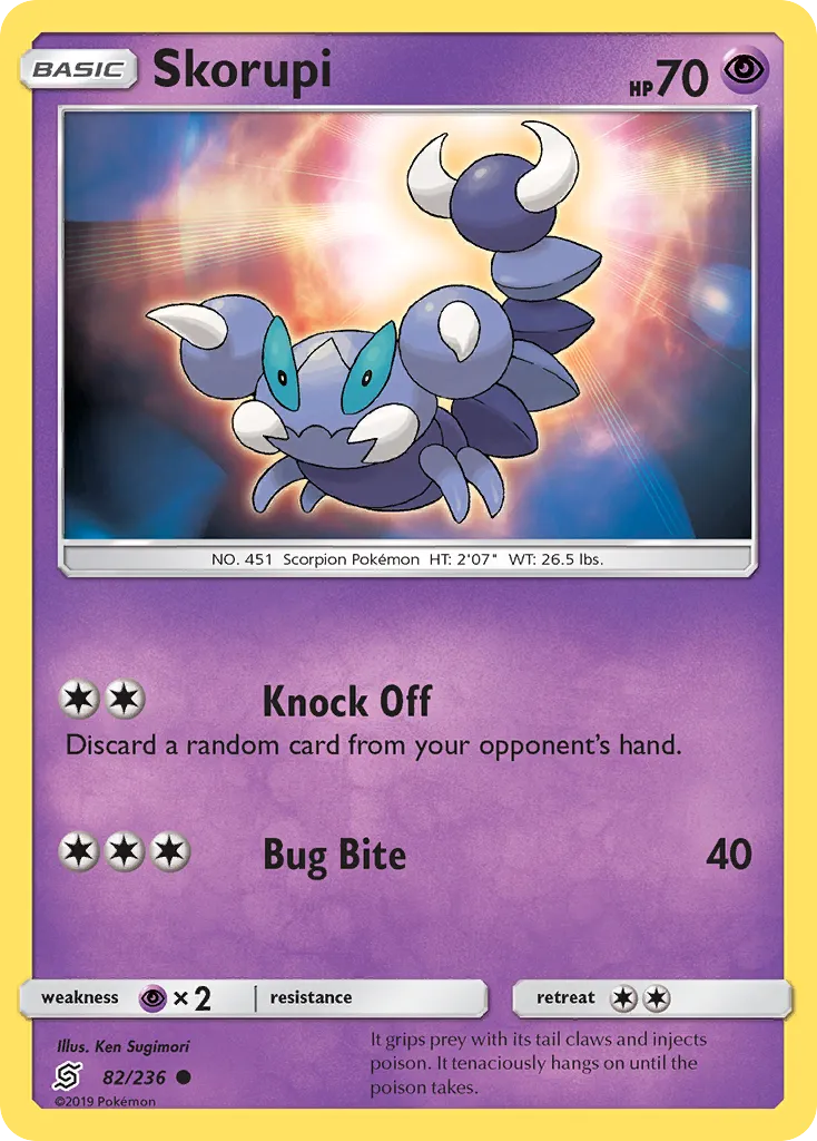 2019 Unified Minds Skorupi #082/236 Common card image