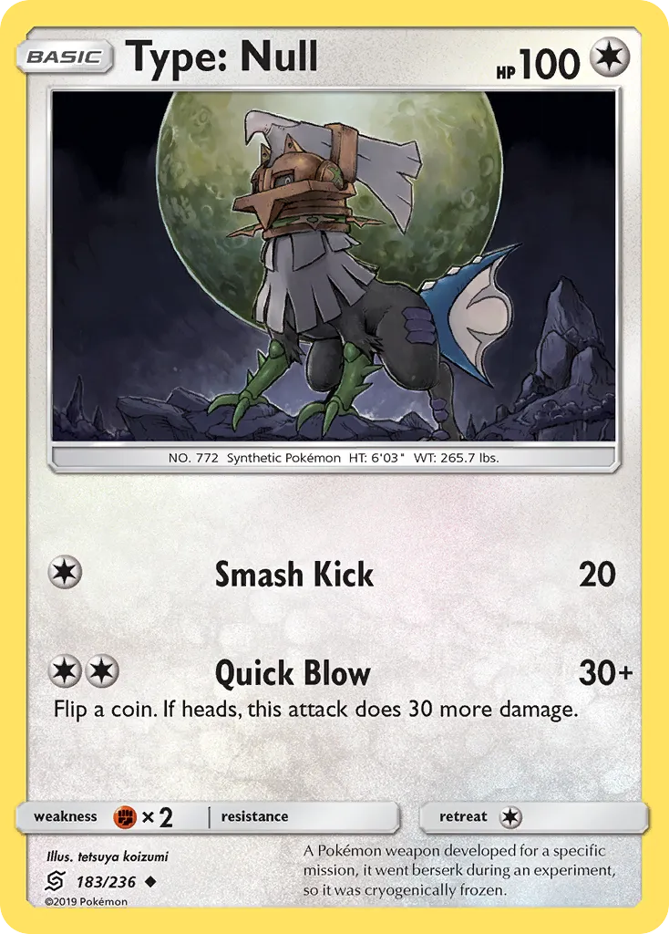 2019 Unified Minds Type: Null Uncommon #183/236 Uncommon card image